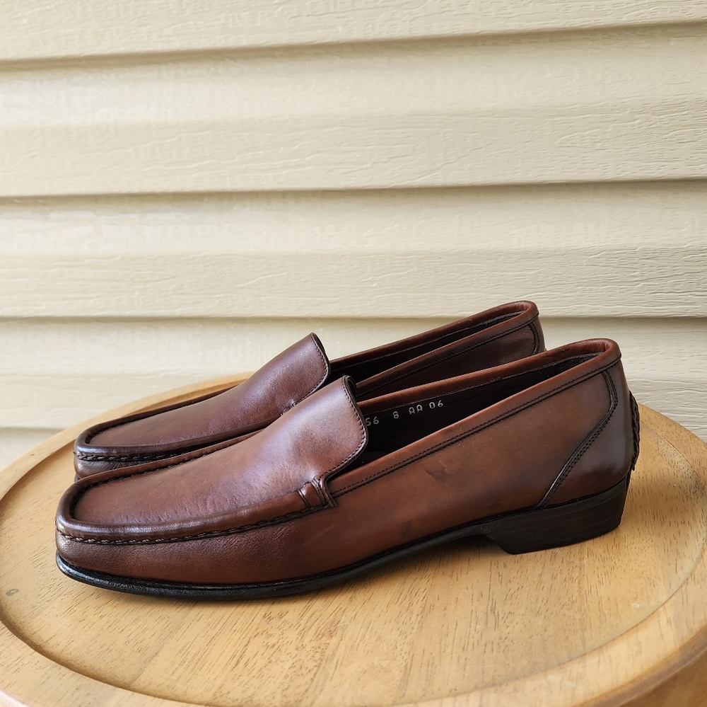Cole Haan women's brown leather loafers